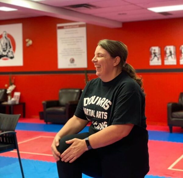 RSI's Emma Hartnett practicing martial arts