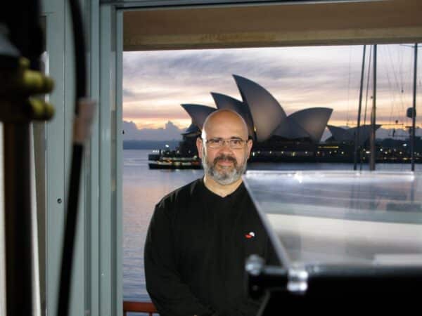 RSI's Cemil Alyanak during documentary filming in Sydney, Australia