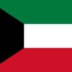Square flag of Kuwait